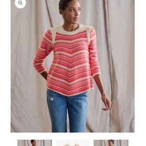 Hatley beautiful pink and orange sweater